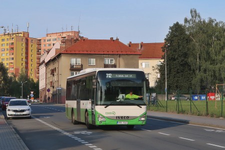 Frýdek, Nádražní ul., září 2020